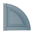 12 Inch Quarter Panel Arch Top for Exterior Vinyl Shutters