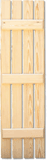 Wood Board & Batten Shutters