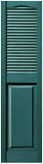 Louver/Panel Combination Window Shutters