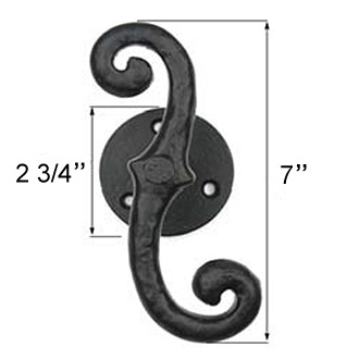 S Stay With Plate Mount Measurements