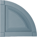Raised Panel Shutter Arch for Standard Shutters