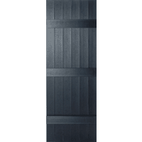 Mid America Joined Board-N-Batten Custom Vinyl Exterior Shutters Style J6