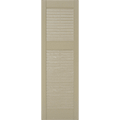 Mid America Louvered Custom Vinyl Exterior Shutters Style L4