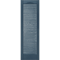 Mid America Louvered Custom Vinyl Exterior Shutters Style L5