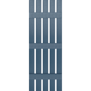 Mid America Spaced Board-N-Batten Custom Vinyl Exterior Shutters Style S5