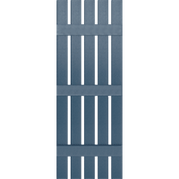 Mid America Spaced Board-N-Batten Custom Vinyl Exterior Shutters Style S5