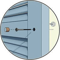 StyleCraft Direct Mount Kit for Decorative Wood Shutter Installation