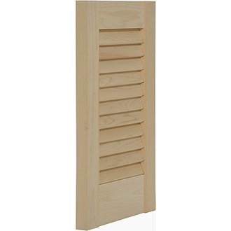 Sample Wood Shutter Side View