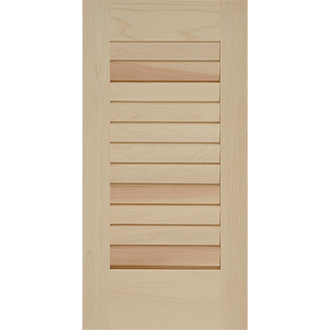 Back View of StyleCraft New England Sample Wood Shutter