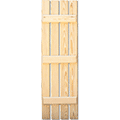 Spaced Wooden Board and Batten Shutters