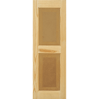 Sample Raised Panel Wooden Shutter - StyleCraft New England Collection